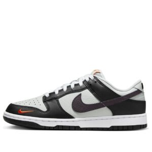 Nike Dunk Low ‘Black Total Orange Mini Swoosh’